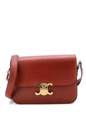 Celine Pre-Owned Triomphe Shoulder Bag Smooth Calfskin Medium crossbody bag - Brown