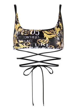Versace Jeans Couture Logo Couture crop top - Black