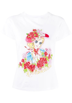 Moschino cartoon-print T-shirt - White