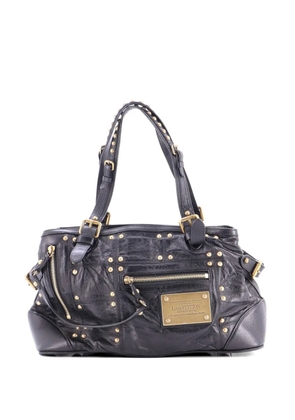 Louis Vuitton Pre-Owned Riveting Handbag Studded Lambskin satchel - Black