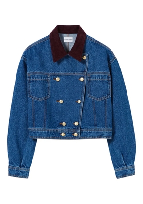 Claudie Pierlot double-breasted denim jacket - Blue