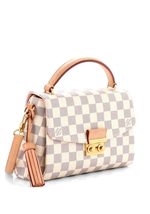 Louis Vuitton Pre-Owned Croisette Handbag Damier crossbody bag - White