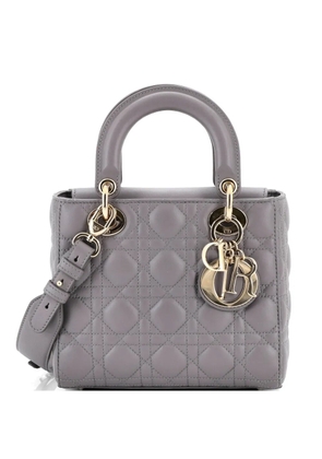 Christian Dior Pre-Owned My ABCDior Lady Dior Bag Cannage Quilt Lambskin crossbody bag - Grey