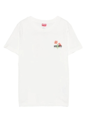 Kenzo floral-print T-shirt - White