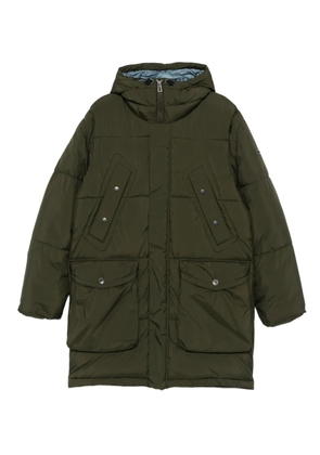 Paul Smith hooded quilted coat - Green