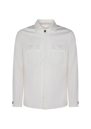 Eleventy pocket jacket - White
