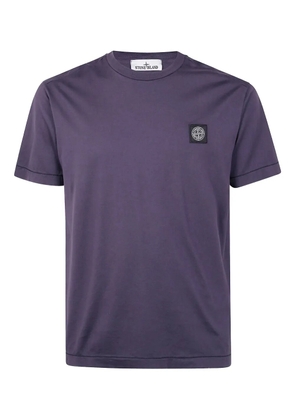 Stone Island 2100027 logo-patch cotton T-shirt - Blue