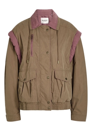 Etoile Desha quilted pocket jacket - Brown