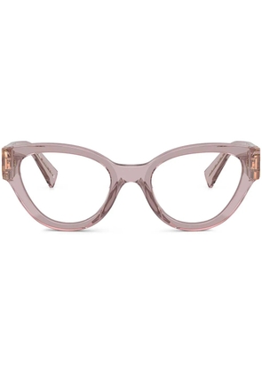 Miu Miu Eyewear cat-eye frame glasses - Purple