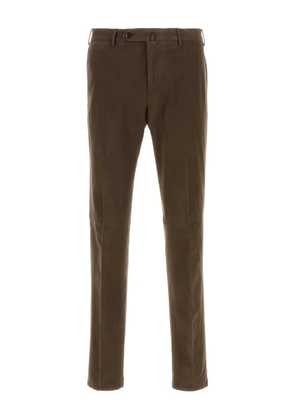PT Torino button-fly trousers - Brown