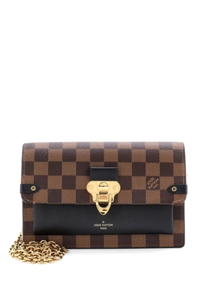 Louis Vuitton Pre-Owned Vavin Chain Wallet NM Damier with Leather crossbody bag - Brown