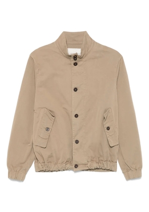 original vintage style cotton bomber jacket - Neutrals