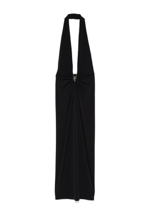 Christopher Esber orbit-detail halterneck maxi dress - Black