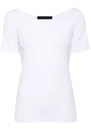 ALAINPAUL boat-neck T-shirt - White