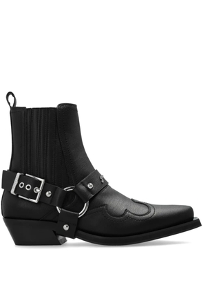 GANNI Western chelsea boots - Black