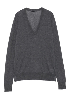 JOSEPH V-neck wool sweater - Grey