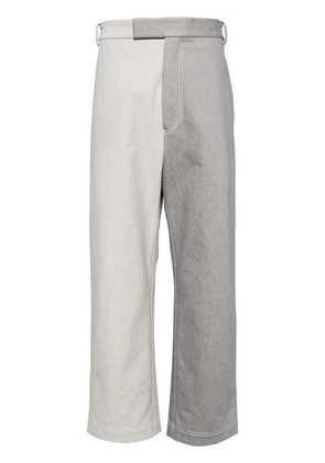 Thom Browne two-tone denim jeans - Grey