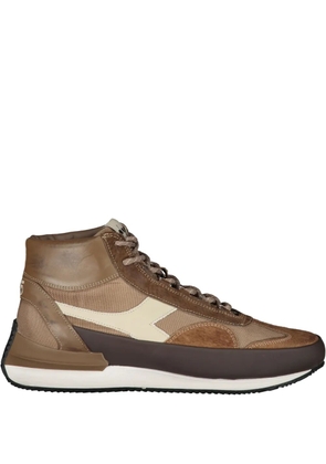 Diadora leather sneakers - Brown