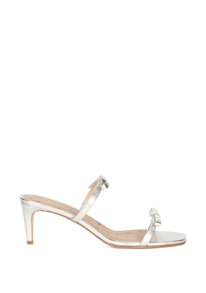 RED(V) bow-detail sandals - Silver