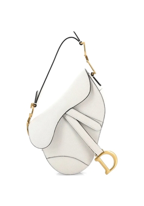 Christian Dior Pre-Owned Saddle Handbag Leather Mini shoulder bag - White