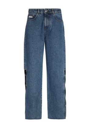GCDS wide-leg jeans - Blue