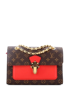 Louis Vuitton Pre-Owned Victoire Handbag Monogram Canvas and Leather shoulder bag - Brown