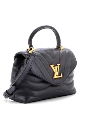 Louis Vuitton Pre-Owned New Wave Hold Me Top Handle Bag Quilted Leather satchel - Black