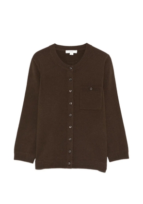 Vince chest-pocket button cardigan - Brown