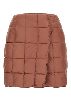 Ienki Ienki Platha quilted-padded mini skirt - Brown