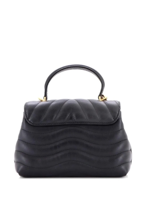 Louis Vuitton Pre-Owned New Wave Hold Me Top Handle Bag Quilted Leather satchel - Black