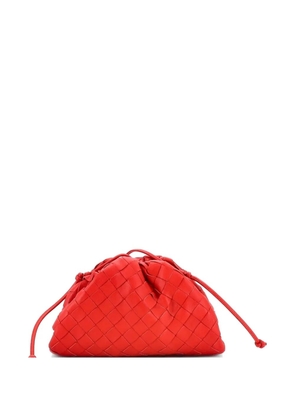 Bottega Veneta Pre-Owned The Pouch Intrecciato Nappa Mini crossbody bag - Red