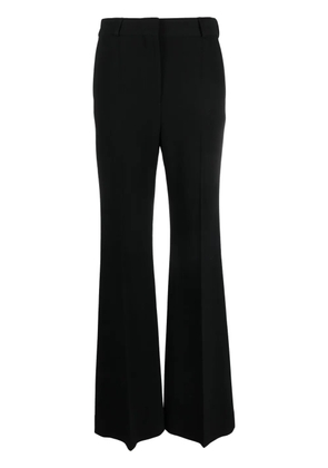 TOTEME wide-leg crepe trousers - Black