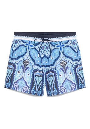 ETRO paisley-print swim shorts - Blue