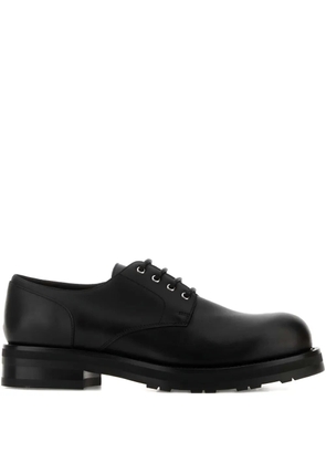 The Row leather derby shoes - Black