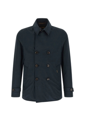 Moorer Scap-Arqua-Wfc double-breasted coat - Blue