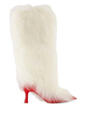 UGG x Ambush fur heeled boots - White