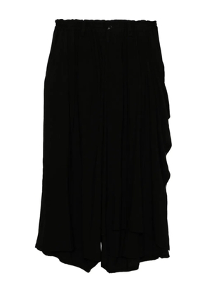 Y's hard-twist trousers - Black