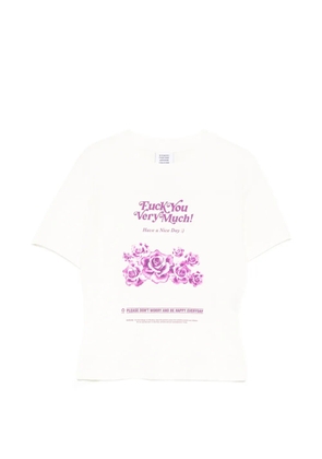 VETEMENTS printed T-shirt - Neutrals