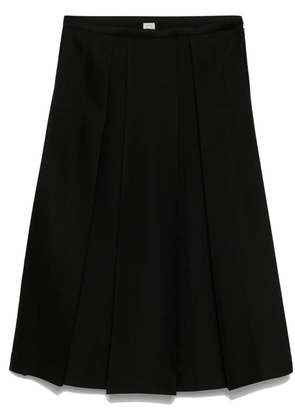 TOTEME twinflower midi skirt - Black