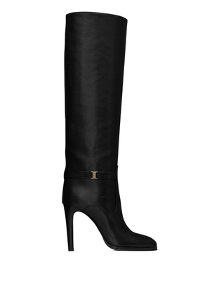 Saint Laurent Linda 100mm pointed-toe boots - Black