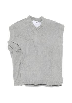 Hed Mayner logo-embroidered vest - Grey