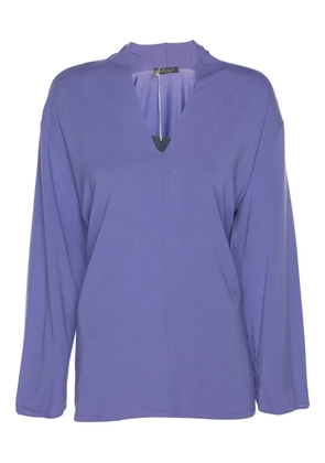 Marina Rinaldi V-neck blouse - Purple