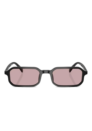 Emporio Armani rectangle-frame sunglasses - Black