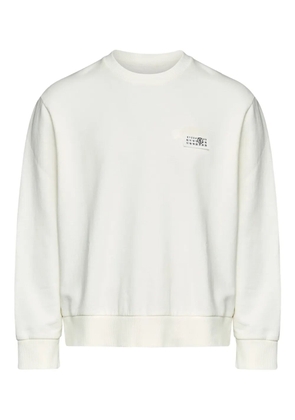 MM6 Maison Margiela logo-patch sweatshirt - White