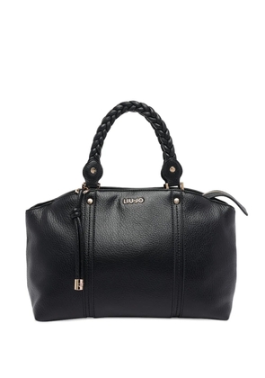 LIU JO braided-handle satchel bag - Black
