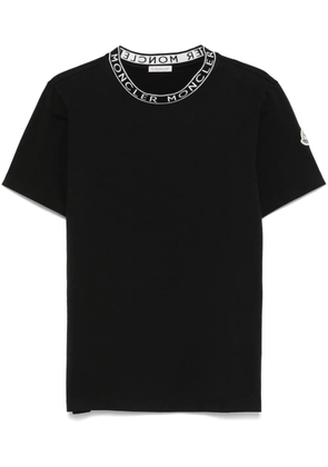 Moncler logo-collar T-shirt - Black