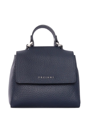 Orciani mini Sveva Soft leather tote bag - Blue