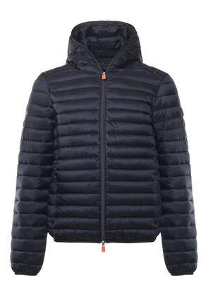 Save The Duck hooded zip ripstop jacket - Blue