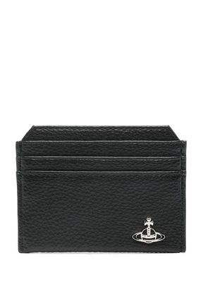 Vivienne Westwood Orb-plaque cardholder - Black