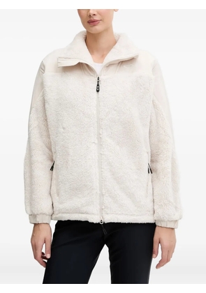 Oakley zip-fastening sherpa-fleece jacket - Neutrals